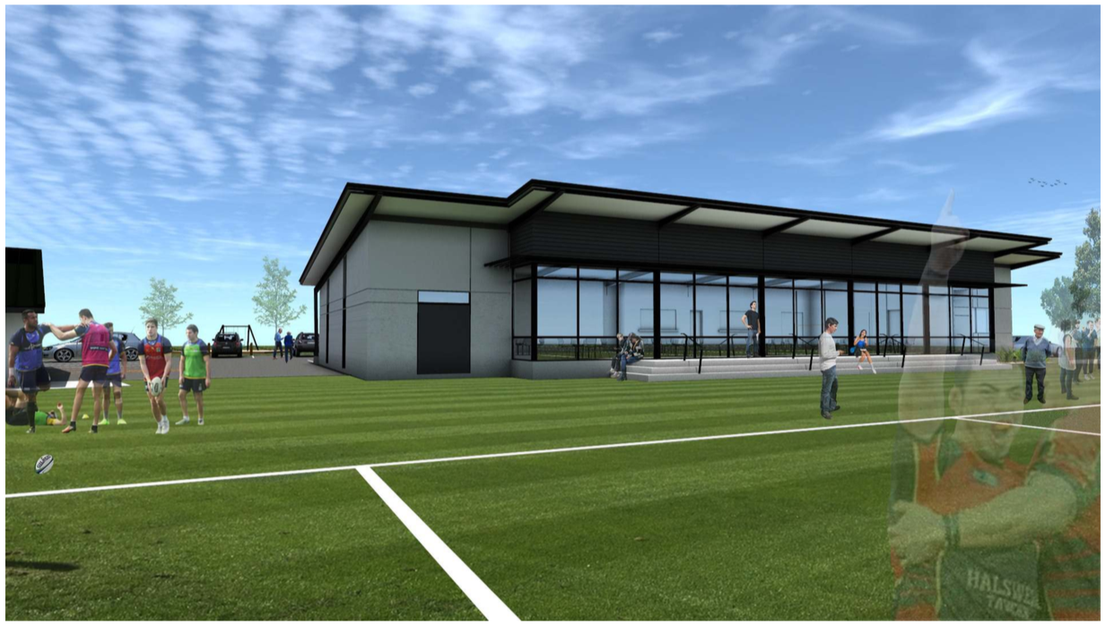 Concept Drawing For the New Clubrooms