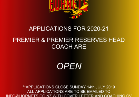 2020-2021 Coaching Applications Open