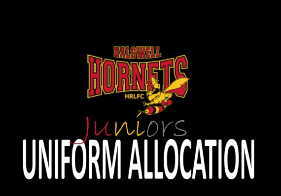Hornet Juniors – Uniform Allocation